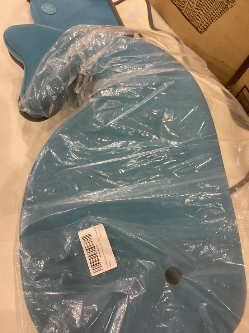 Condition photo showing Good Condition for Whale Baby Bath Kneeler and Elbow Rest Set – Extra Thick Padded Cushion – Waterproof Non-Slip Mat with Storage Pockets – Bathtime Safety – Baby Shower or Registry Gift for Moms and Dads (Blue)