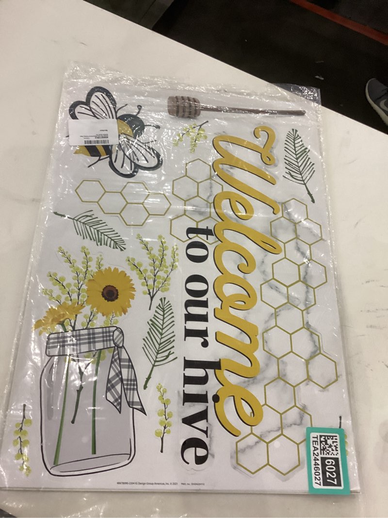 Condition photo showing New/Like New for Eureka The Hive Motivational Gallery Wall Bulletin Board Set, 34 Pieces (EU-847809)