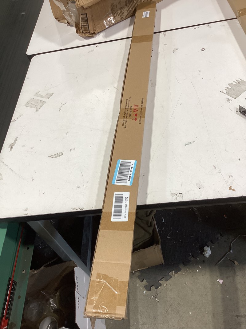 Condition photo showing New/Like New for aluminum mini blinds for windows cordless horizontal window shades for light adjustment, metal venetian blinds waterproof for bedroom, bathroom, 44" w x 64" h, beige beige 44"w x 64"h