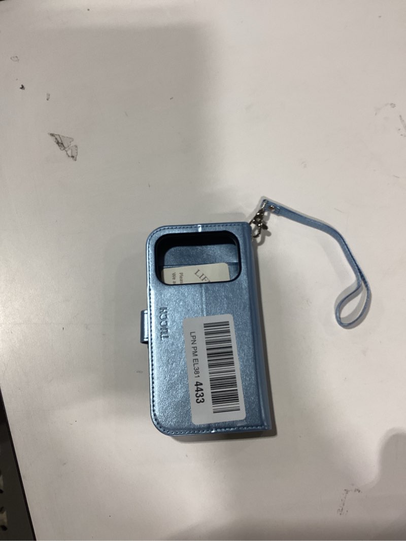 TUCCH Removable Case Wallet for iPhone 17 Pro (6.3") 2025, Detachable Wrist Strap, Wireless Charging