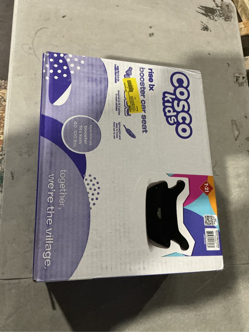 Condition photo showing Good Condition for britax upngo click backless booster car seat with rigid latch, lightweight and portable travel booster with slim design and postureplus, accommodates kids up to 120 lbs and 63” – parchment upngo click parchment