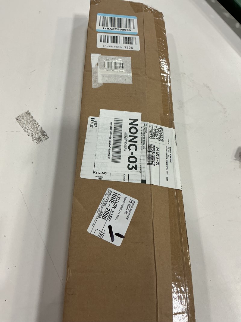 Condition photo showing New/Like New for lazblinds no tools no drill 1" vinyl mini blinds, cordless blinds for windows, light filtering horizontal window blinds & shades, 22" w x 48" h, cream cordless-cream 22" w x 48" h