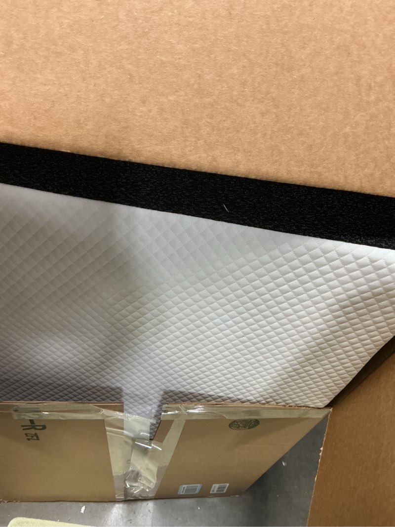Condition photo showing Good Condition for folding memory foam mattress, 4" tri-fold single mattress topper with washable cover, non-slip portable guest floor bed for travel camping 4" black & white single (u.s. standard)
