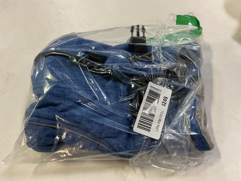 Condition photo showing Good Condition for Malier Dog Coat, Reflective Dog Jacket Waterproof Windproof Puppy Cold Weather Coats with Harness Built in, Winter Extra Warm Pet Coat Fleece Vest for Small Large Pets and Puppy (Blue, Small)