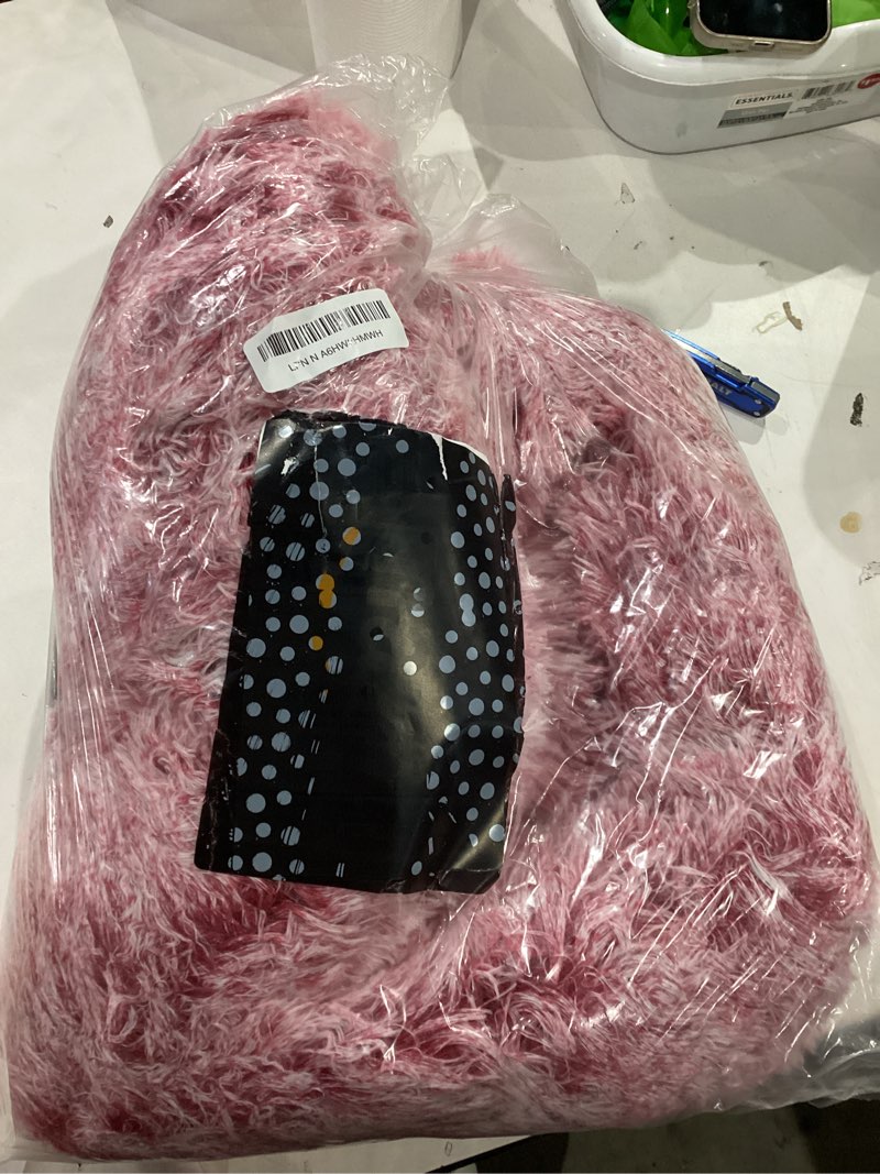 Condition photo showing Good Condition for jollyvogue dog & cat bed, calming anti-anxiety pet bed for small dogs, fluffy donut cushion for small and medium pets (20") 20" smoke pink
