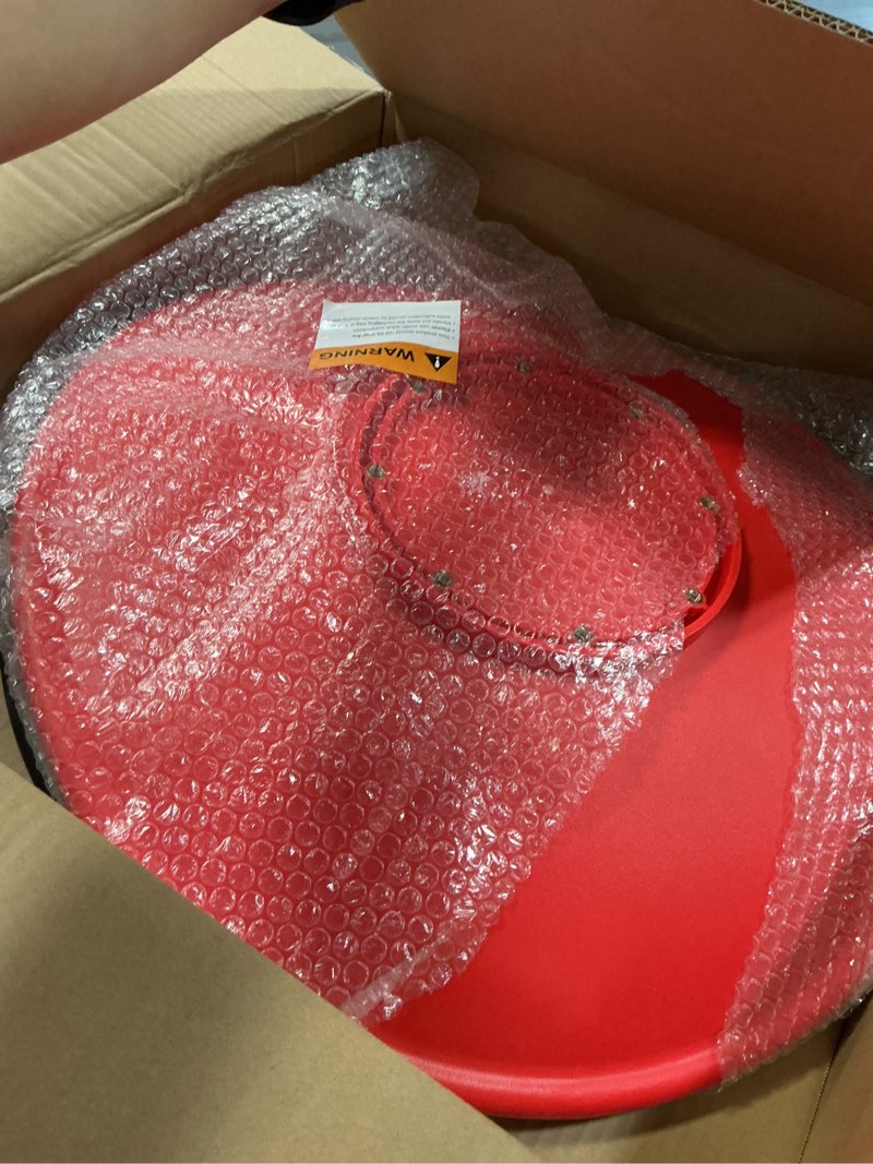 Condition photo showing Good Condition for zhenx spinning chair for autistic kids (ages 3-18) - 220lbs capacity sensory swivel seat - sensory toy for teens with adhd/autism - sit and spin calming gift to improve focus & body balance (red)