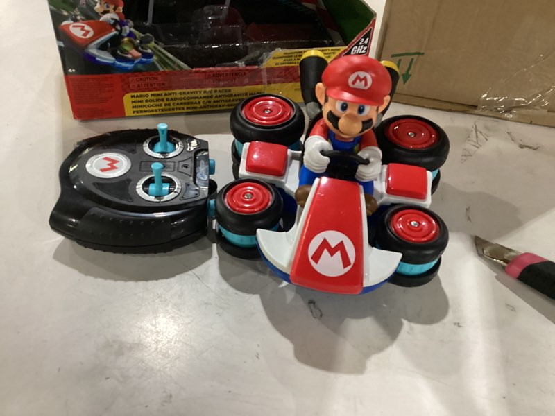 Condition photo showing New/Like New for super mari kart 8 mario anti-gravity mini rc racer 2.4ghz mario rc