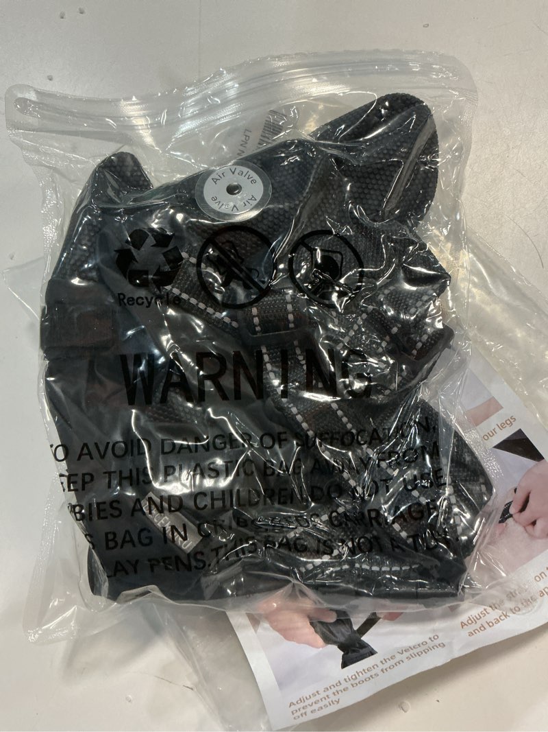 Condition photo showing Good Condition for BECEMURU Winter Dog Boots Leggings with Anti-Slip Sole,Dog Paw Protector, Perfect for Outdoor Walking, Hiking, Waterproof and Anti-Fall Dog Shoes with Adjustable Strap (M) M-Paw Width??2.6"