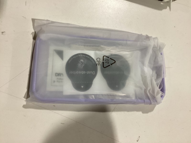 Condition photo showing As Is for WRJ for iPhone 15 Case, Slim Translucent Matte Magnetic Case for Women Men [Compatible with Magsafe][Enhanced Camera Protection] Anti-Fingerprints Shockproof Cover with Screen Protector-Taro Purple for iPhone 15 6.1 Inch Taro Purple