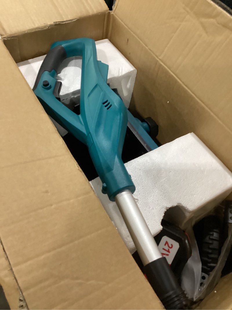 Condition photo showing New/Like New for Cordless Snow Shovel with Wheels, 16 Inch | 4.5Ah Brushless Electric Snow Blower, Battery Snow Thrower with Directional Plate & LCD Display, 30FT Throw, 600lbs/m (2xBattery & Quick Charger Included) 16-Inch Blue