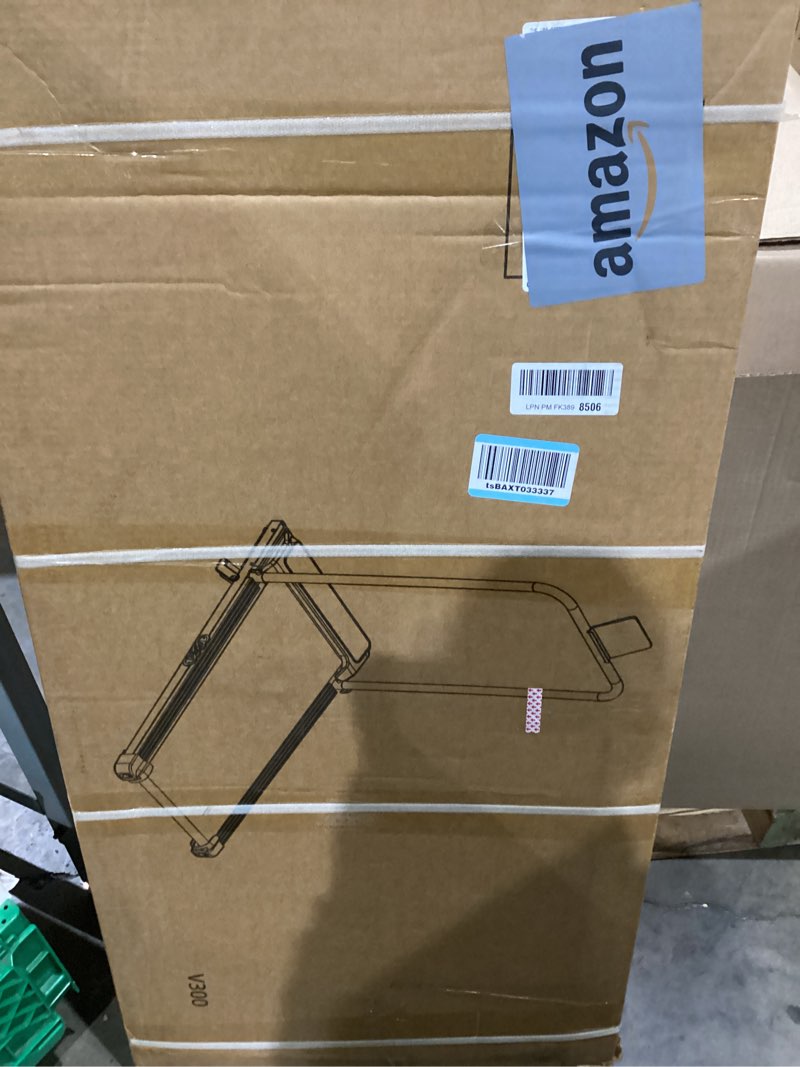 Condition photo showing As Is for kassadin walking pad with handle bar, 2026 upgrade portable small treadmill with handles for home small, 3.0hp under desk walking pad treadmill with incline, 0.6-7.6mph, 350lbs