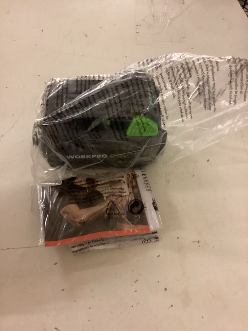 Condition photo showing New/Like New for workpro 20v 4.0ah lithium-ion battery pack