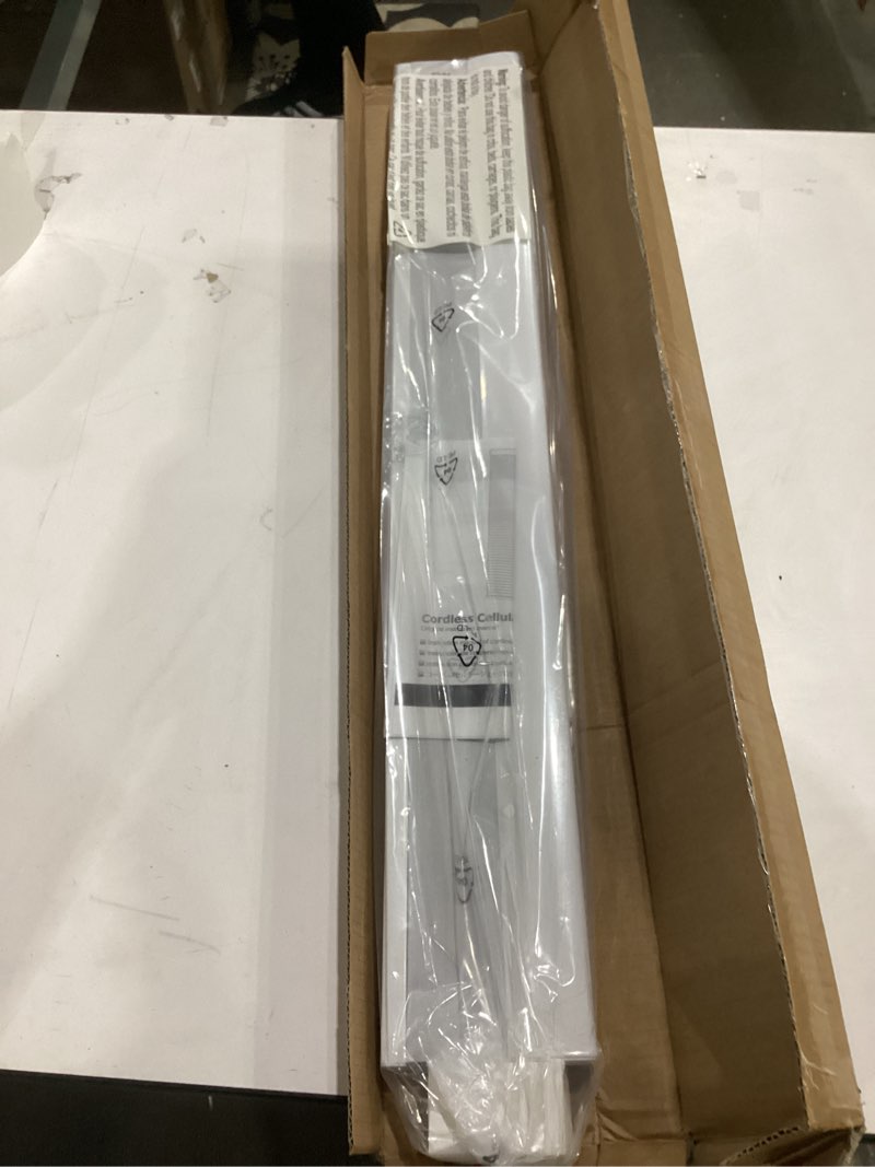 Condition photo showing As Is for similar to**** serlmwnt no drill cordless cellular shades, light filtering honeycomb blinds, thermal insulated & noise reducing window coverings for bedroom, kitchen, living room,white,35\" w×48\" h