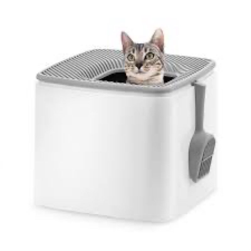 Iris USA Premium Top Entry Cat Litter Box