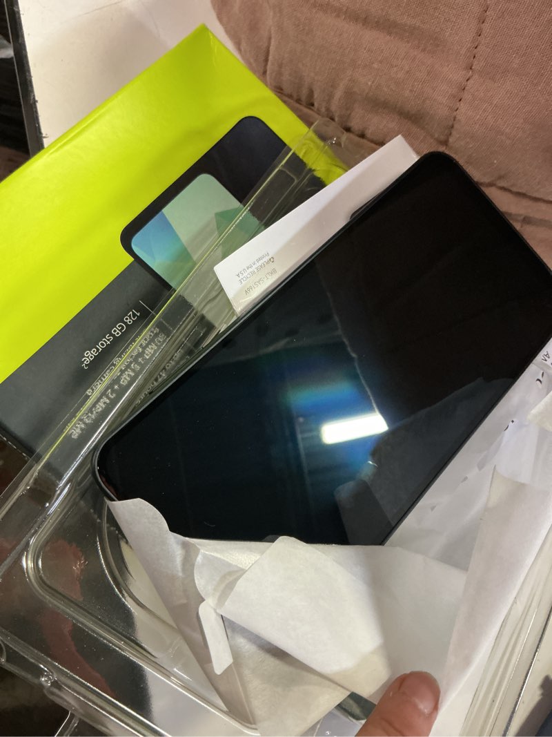 Condition photo showing As Is for straight talk samsung galaxy a16, 128gb, 5g, black - prepaid smartphone [locked to straight talk].   *** working condition verified. no network or connectivity tests were performed.bidder be advised ***