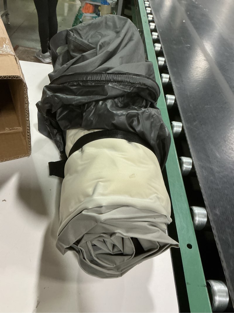 Condition photo showing Good Condition for ACACIA 4.3" Thick Self Inflating Sleeping Pad with Foam | Innovative Y-Shaped Telescopic Structure | Ultraportable Camping Mattress | Outdoor Compact Air Mat for Tent Car | Light Beige Single