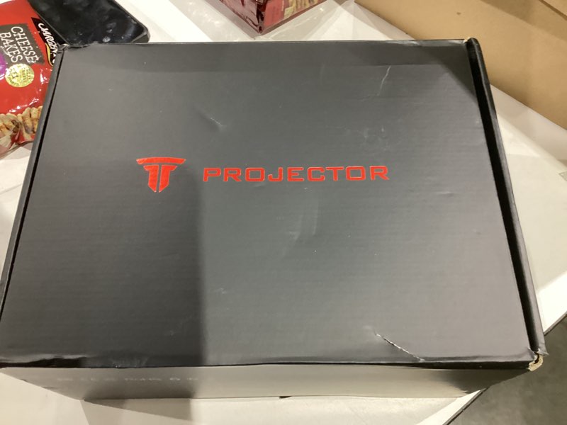 Condition photo showing New/Like New for Projector with 5G WiFi and Bluetooth, Native 1080P Projector[Projector Screen Included], Full HD 18000LM Movie Projector, 300" Display Support 4k Home Theater, Compatible with Phone/Laptop/TV Stick