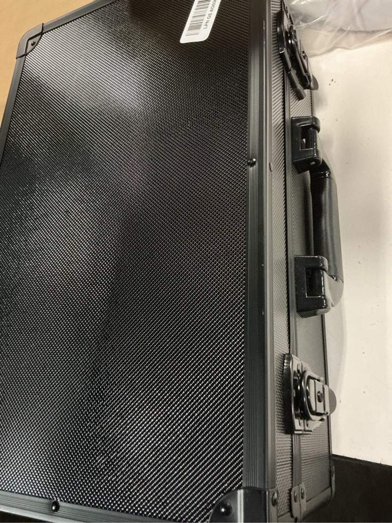 Condition photo showing Good Condition for ecovibe graded card case, aluminum alloy trading card storage box with carry handle, sports card case holders with dividers, graded card storage boxes fits psa, tcg, csg, bgs, sgc slabs 4 slots