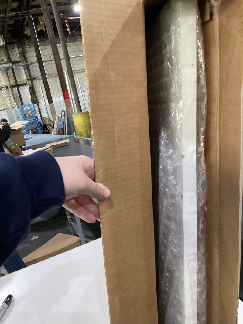 Ekena Millwork GVPVE22X3001SF Vertical Surface Mount PVC Gable Vent, 22 W Inch x 30 H Inch, Factory 