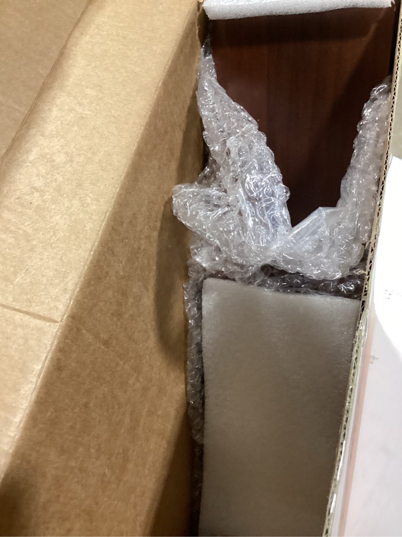 Condition photo showing New/Like New for premium flag display case for burial flag - military shadow box for 5x9.7 veteran burial flag, solid wood wall mounted flag holder with transparent glass front - memory box for veteran funeral flags 5"x9"-walnut