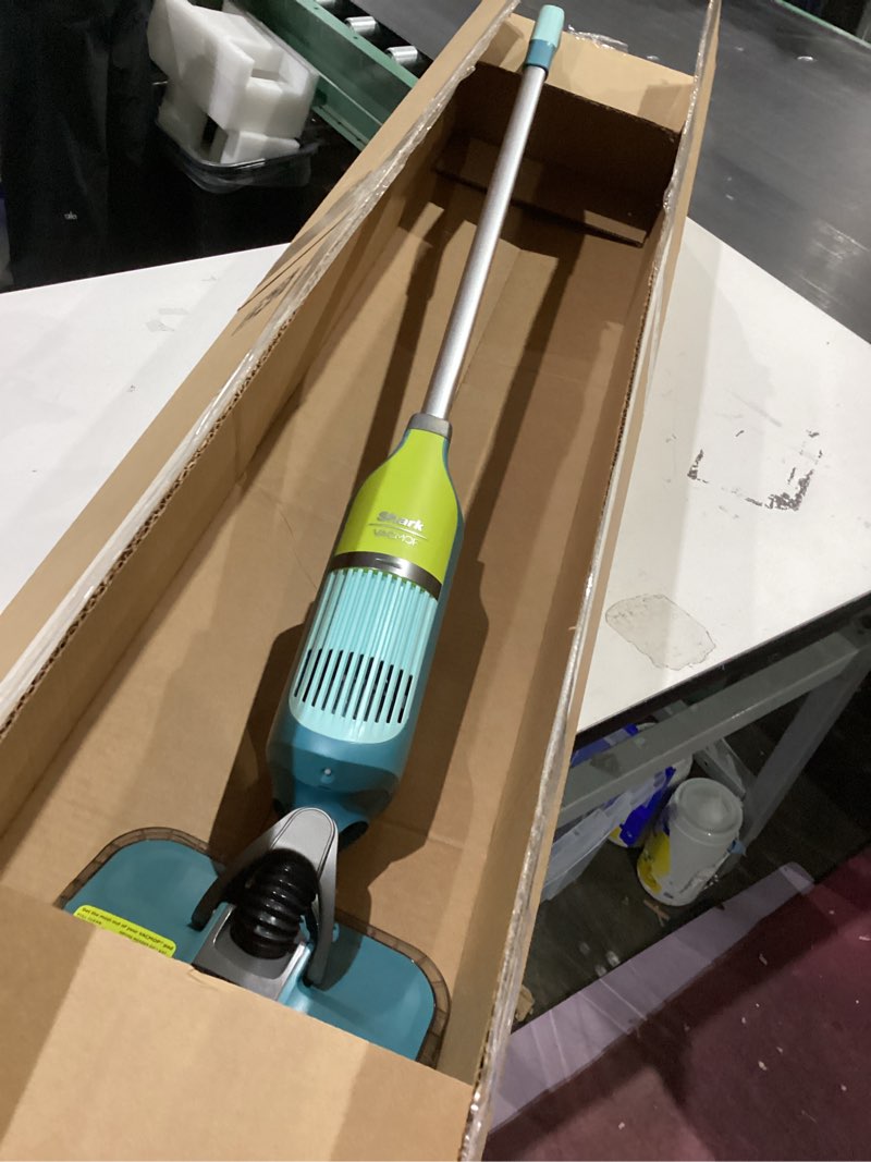 Condition photo showing As Is for shark vm200 vacmop cordless multi surface hard floor tile wood lightweight floor cleaner vacuum mop , light gray/green (renew