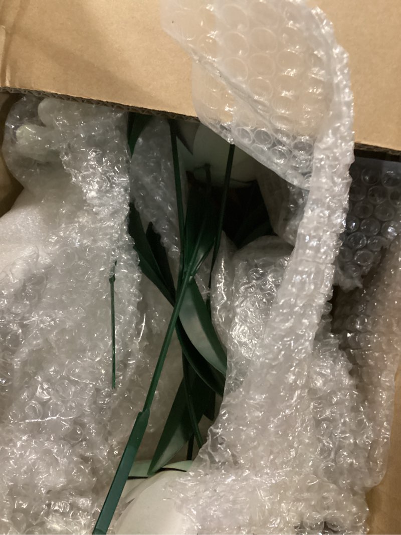 Condition photo showing Good Condition for yaocom 2 pack metal flowers for outdoor, decorative garden stakes yard art, outdoor spring garden stake summer decor bouquet of poppy flower rustic handcrafted items for lawn porch fence(yellow)