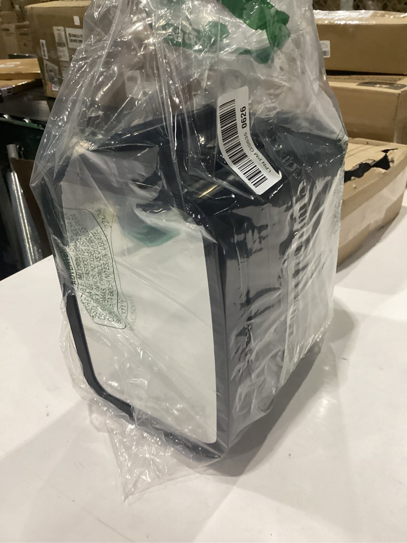 Condition photo showing Good Condition for not tested beichen mini fridge, 4l/6 can small fridge with dimmable gaming light for bedroom,office,gaming room and car,ac/dc portable thermoelectric cooler & warmer for food, drinks, skincare,black
