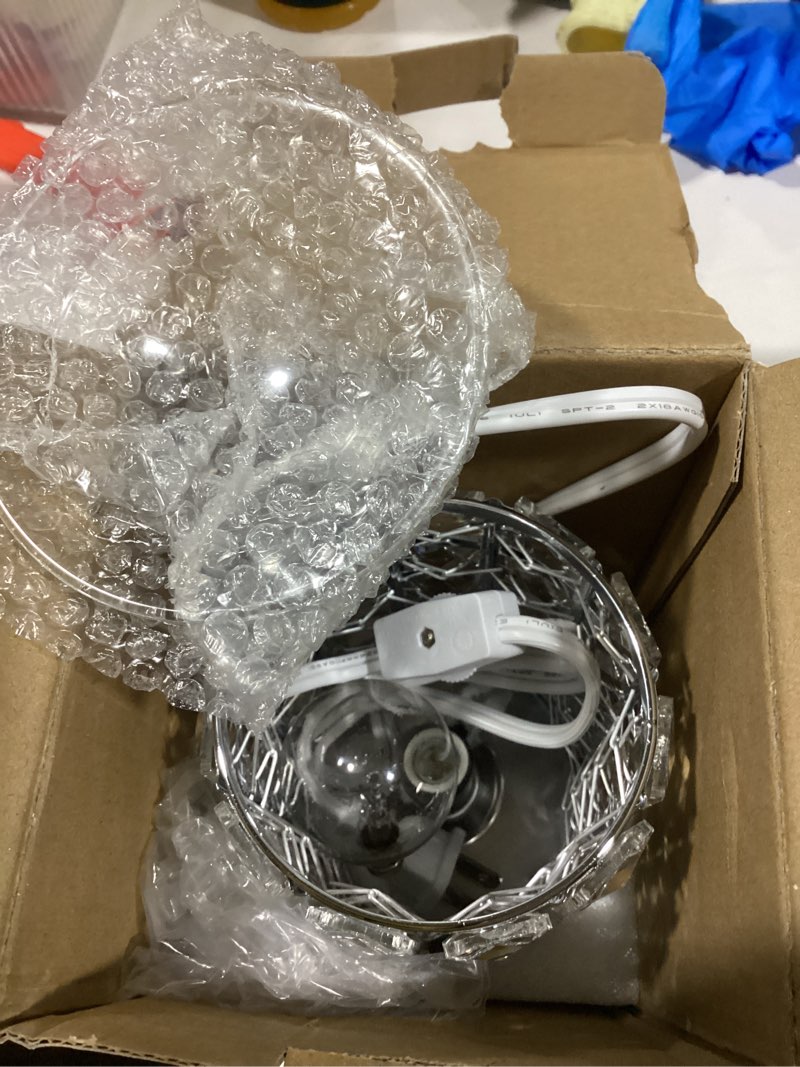 Condition photo showing Good Condition for Wrought Iron Crystal Wax Melt Warmer Electric Oil Burner Wax Melt For Home, Kitchen, Living Room, Bedroom, SPA(Silver)