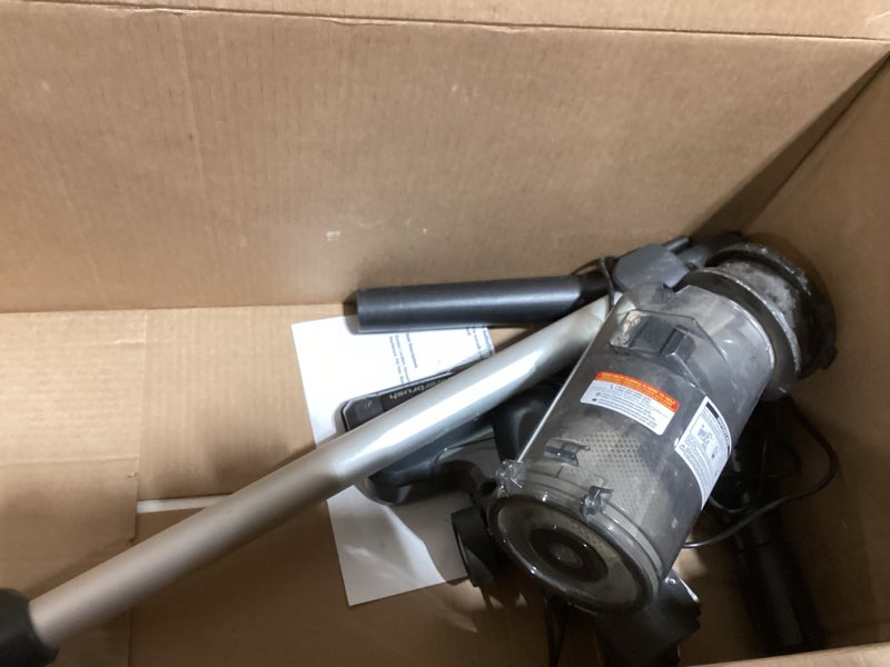 Condition photo showing As Is for eureka cordless vacuum cleaner lightweight, stick vacuum rechargeable for hardwood, pet hair, black, reacticlean 410