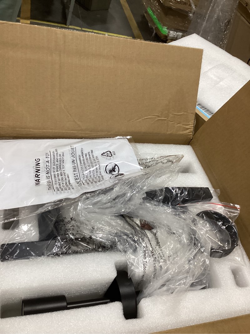 Condition photo showing As Is for raindrop brass crystal wall sconce: set of 2 clear solid indoor sconces with bulbs - dimmable vanity lamp - luxury modern black light fixtures for bedroom living room bathroom hallway bedside lighting classic black 2 pack