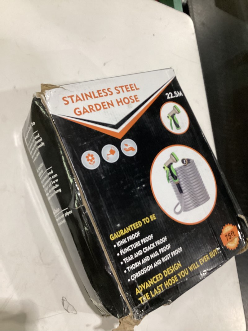stainless steel garden hose
