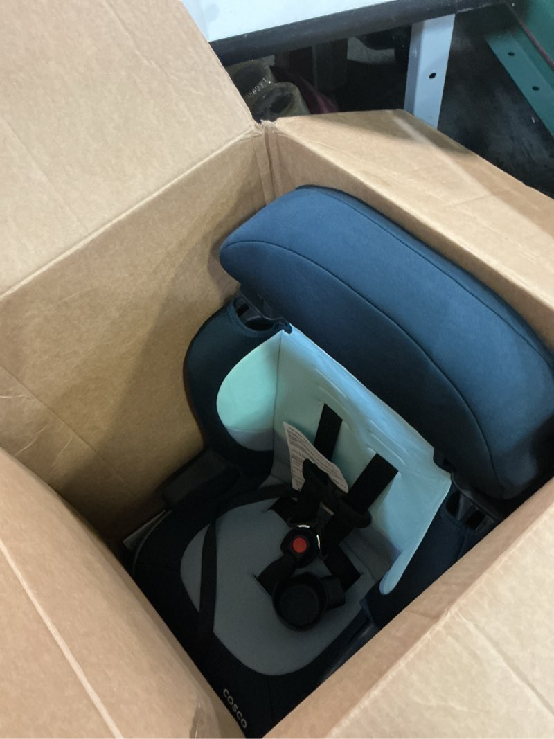 Condition photo showing Good Condition for Cosco Kids Finale DX 2-in-1 Booster Car Seat, Forward Facing Toddler Car Seat (30-65 lbs) and Belt Positioning High Back Booster (40-100 lbs), Rainbow Rainbow 2