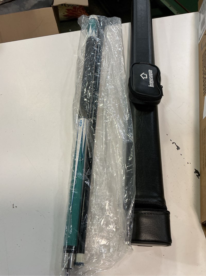 Condition photo showing Good Condition for HomeSeason Pool Cue Stick 58" Billiard Cue Sticks 3D Printed Grip Professional Low Deflection Pool Sticks Maple Wood Pool Sticks 13mm Tip 21oz with bag