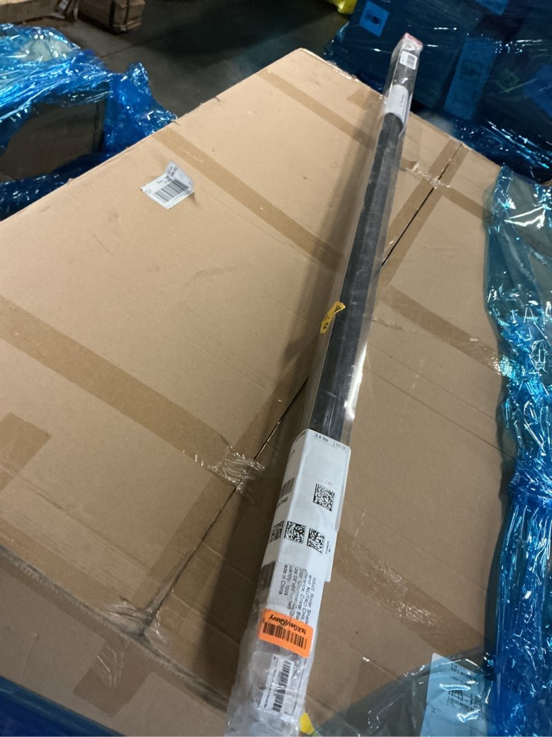 Condition photo showing As Is for NUTRO CHILL 100% Blackout Roller Shade, Blackout Blinds for Bedroom Windows, UV Protection Fabric Window Shades for Home and Office Charcoal Gray 58"W x 68"H