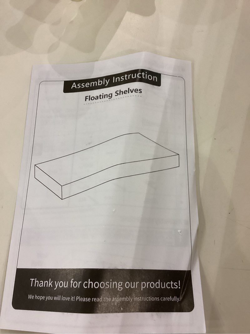 Fun Memories Wood Floating Shelves Set of 2, Rustic Pine Wood Floating Shelves for Wall Mounting, Wi