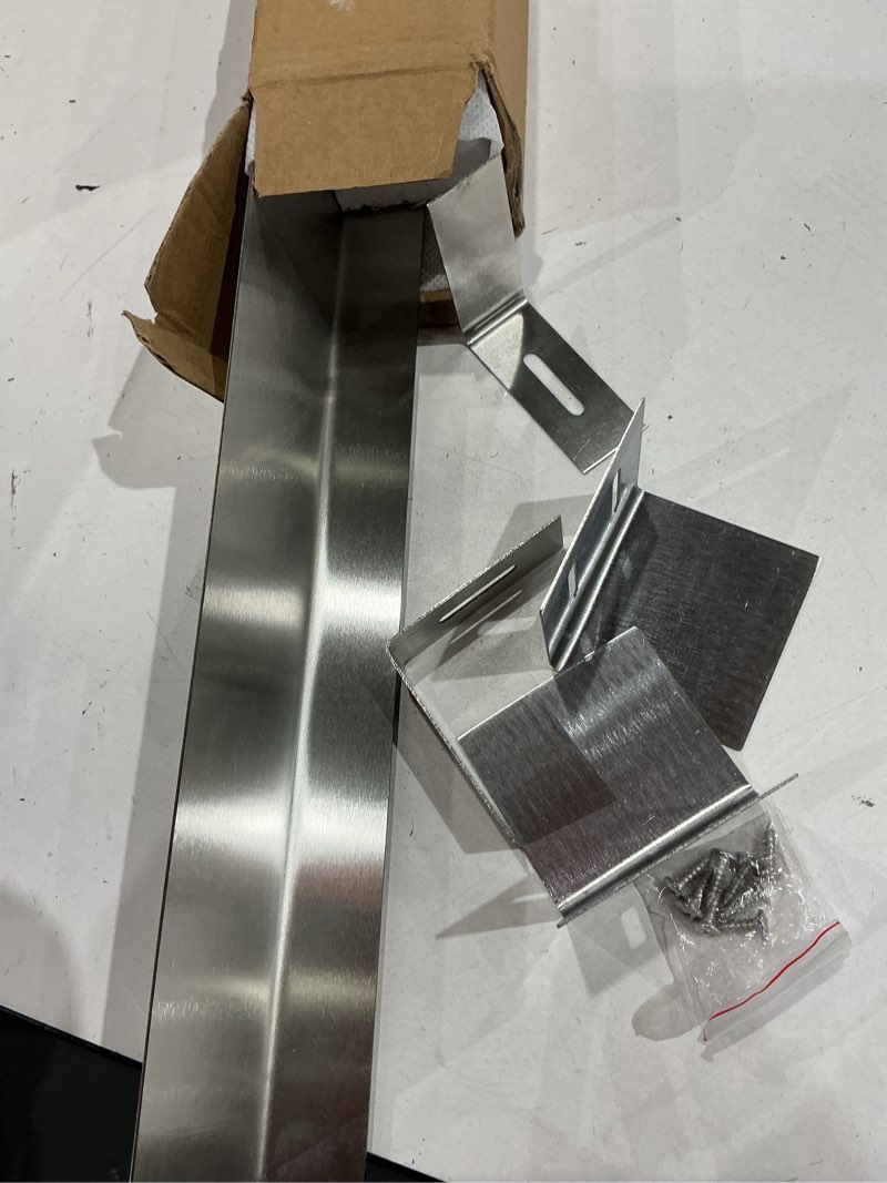 Condition photo showing Good Condition for 30" stove gap filler, slide-in range rear filler kit - stainless steel backsplash for stove, easy to install backsplash behind stove between stove range and wall for most brand kitchen stoves 30" silver