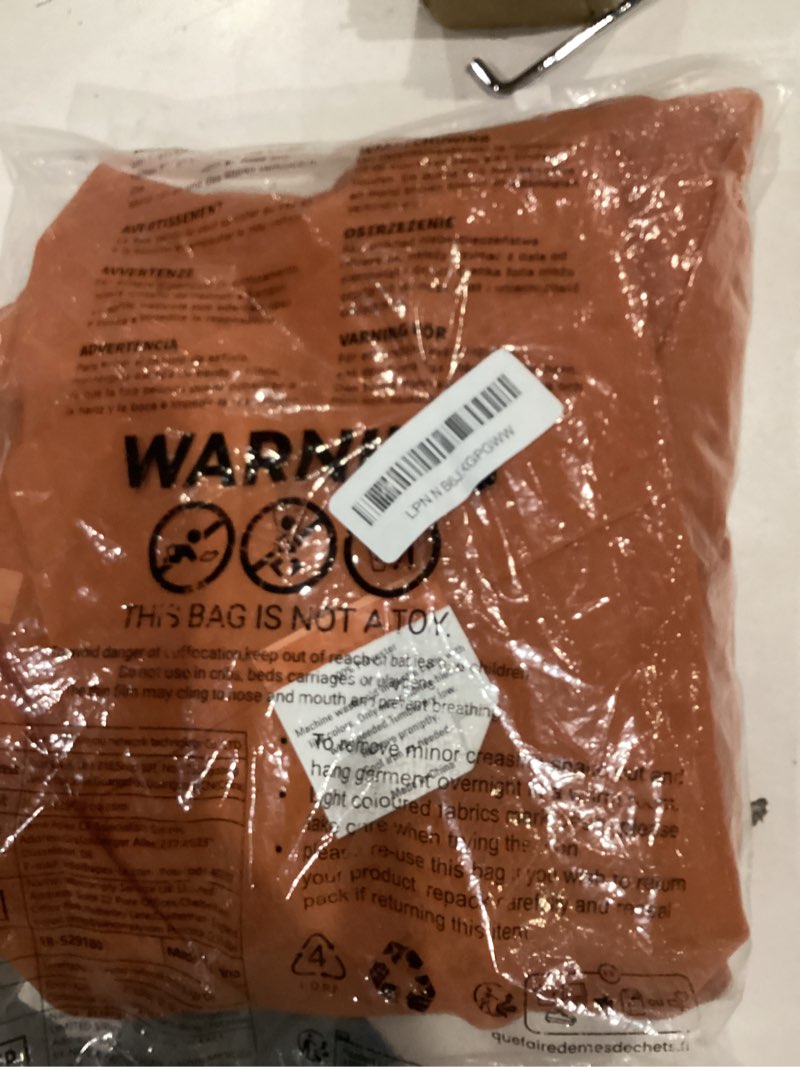 Condition photo showing Good Condition for owenie sheer orange curtains, sheer curtains 84 inch length 2 panels set, rod pocket voile fimly sheer drapes for living room/bedroom, 2pcs, each 42" w x 84" l orange 42"w x 84"l (pack of 2)