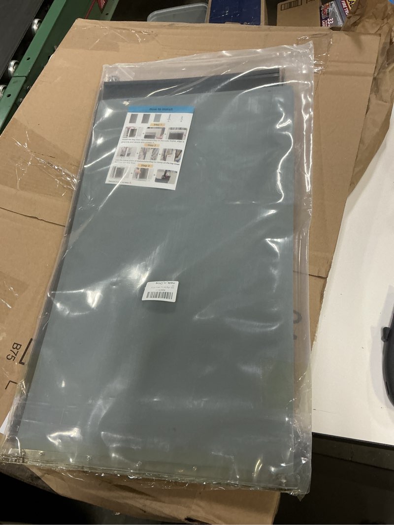 Condition photo showing Good Condition for 3-Flap Extra Large Dog Door Replacement Flap with Screws, Extreme Weather Replacement Flaps - Compatible with PetSafe Freedom Doggie Doors Replacement Flaps PAC11-11040 13 1/8" X 24 7/8"