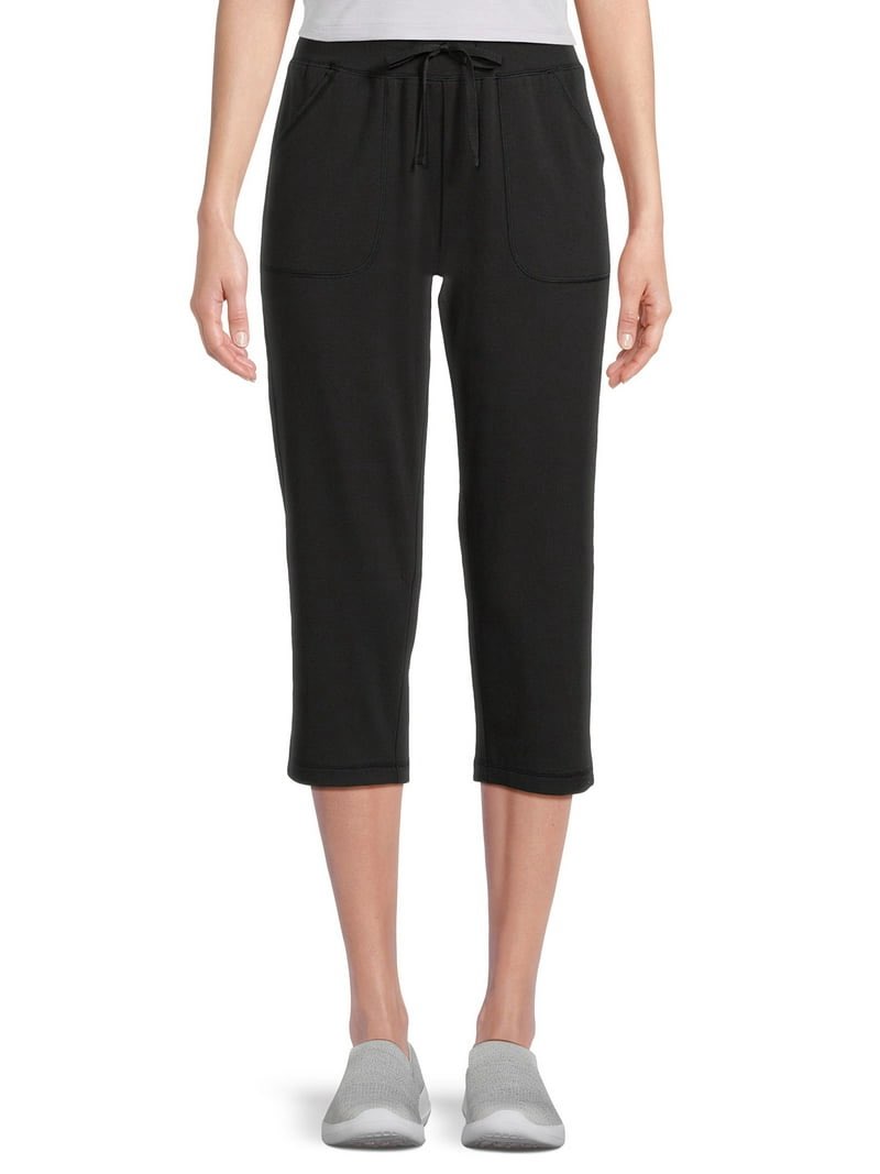 athletic works women's and women's plus knit capri pants 2x