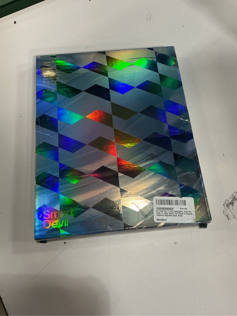 Condition photo showing New/Like New for SMARTDEVIL Magnetic Case for iPad Pro 11"/ iPad 10th (2022/2024), Lightweight Shockproof Protective Tablet Case Cover with Pencil Holder, Auto Wake/Sleep, 5 Standing Angles, Black Black iPad Pro 11inch