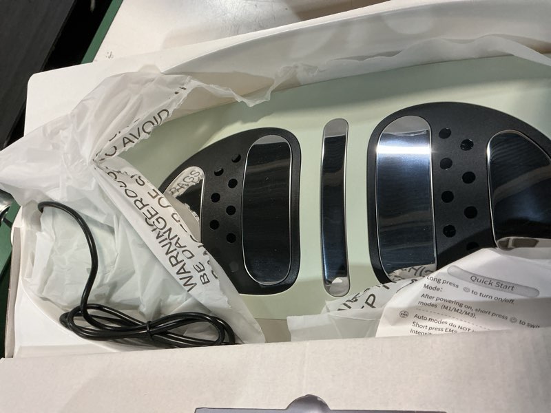 Condition photo showing New/Like New for smart lower back massager with soothing warm therapy & air traction – spinal decompression device for sciatica relief, lumbar pressure & stiffness - ideal gift for parents & loved ones