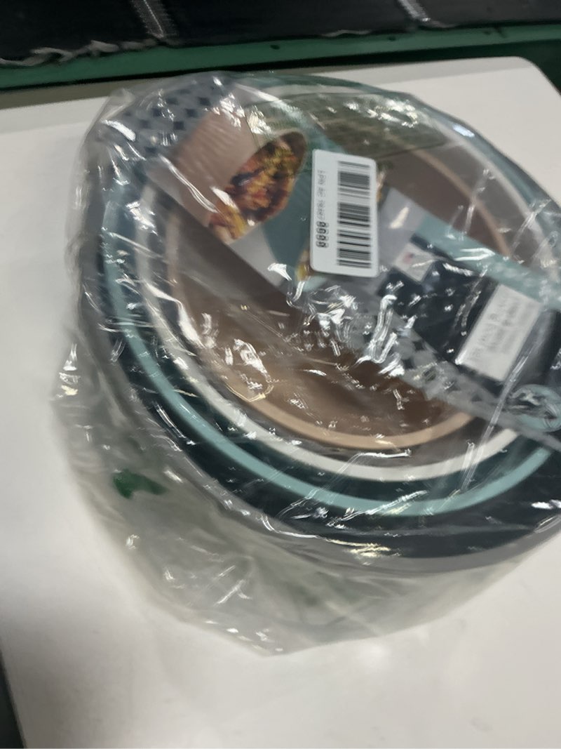 Condition photo showing New/Like New for nordic ware prep and serve mixing bowls set, 8-piece, earth-tones