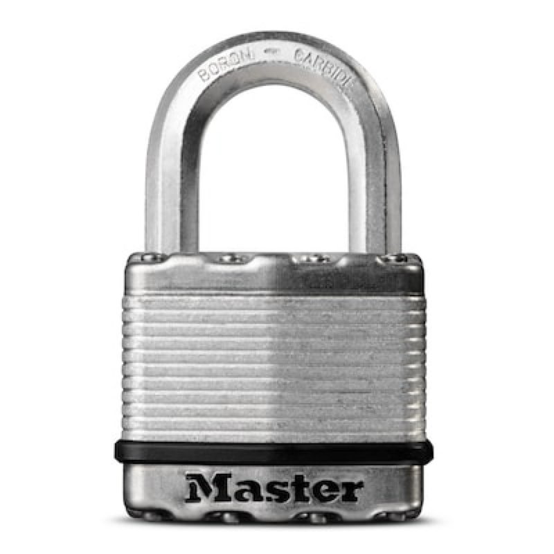 master lock heavy duty outdoor keyed padlock , 2-in wide x 1-1/2-in shackle, keyed