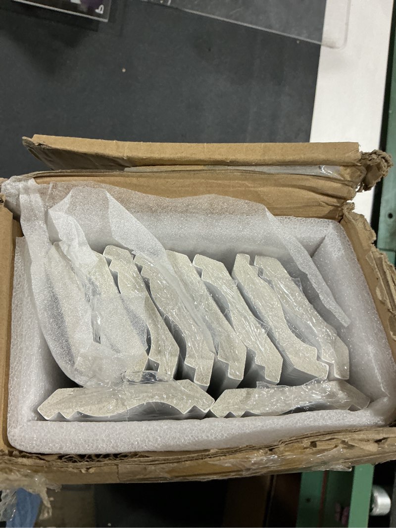 Condition photo showing Good Condition for art3d ceiling crown molding trim 10-pack 47ft, high impact polystyrene decorative ceiling moulding - installed with glue, white white-2