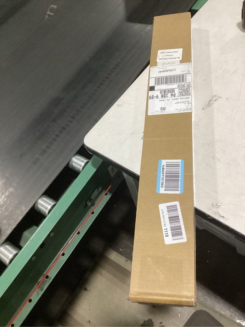 Condition photo showing New/Like New for LazBlinds Cordless Cellular Shades, No Tools No Drill Blackout Honeycomb Shades Pleated Blinds for Windows, 28" W x 64" H, Silver White Blackout-silver White 28'' W x 64'' H