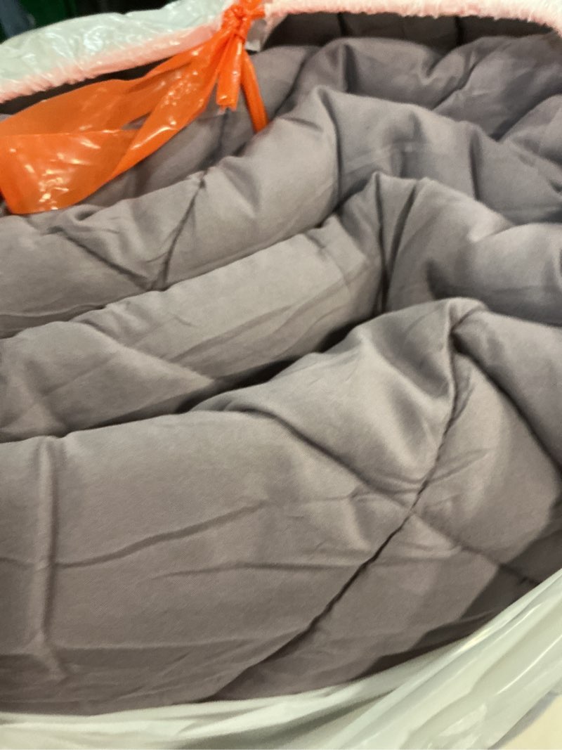Condition photo showing As Is for CozyLux King Size Comforter Set Dusty Purple - 7 Pieces Bed in a Bag King, Soft Bed Set for All Seasons, Bedding Set with Down Alternative Comforter, Sheets, Pillowcases & Shams, Grayish Purple Dusty Purple King