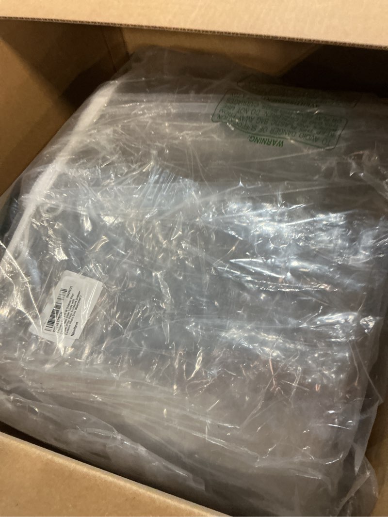 Condition photo showing As Is for 8'H x15'W Outdoor Vinyl Curtain 19oz Clear Tarps with Zipper,Vinyl Patio Enclosure,Outdoor Curtains Heavy Duty Waterproof Transparent Tarp with Grommets for Gazebo Porch Balcony Pergola