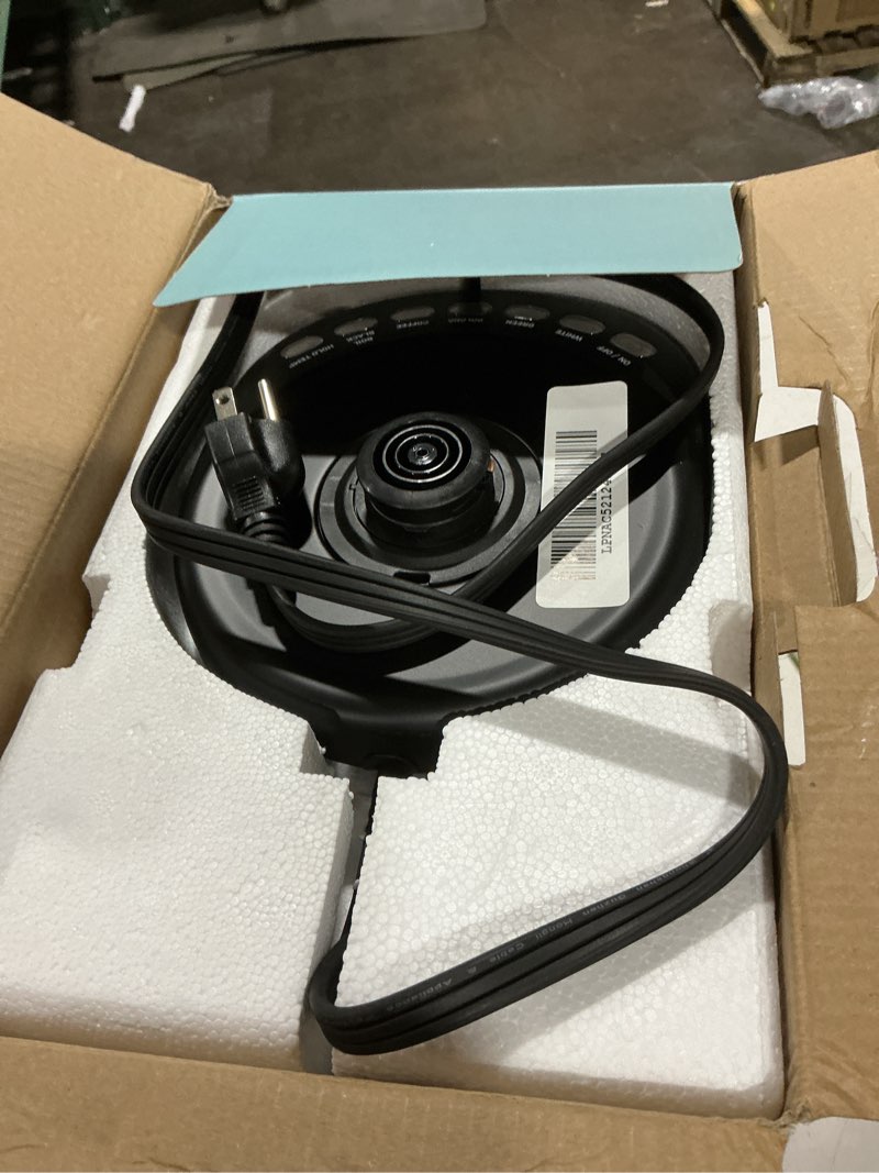 Condition photo showing As Is for COSORI Electric Gooseneck Kettle with 5 Temperature Control Presets, Pour Over Kettle for Coffee & Tea, Hot Water Boiler, 100% Stainless Steel Inner Lid & Bottom, 1200W/0.8L Black 0.8 Quarts