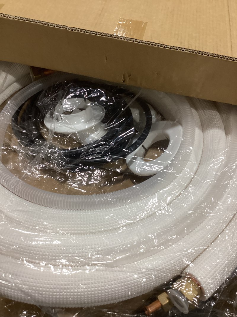 Condition photo showing Good Condition for 16ft air conditioning tubing hose extension 3/8 and 5/8 inch insulated copper hoses fit for mini split air conditioner