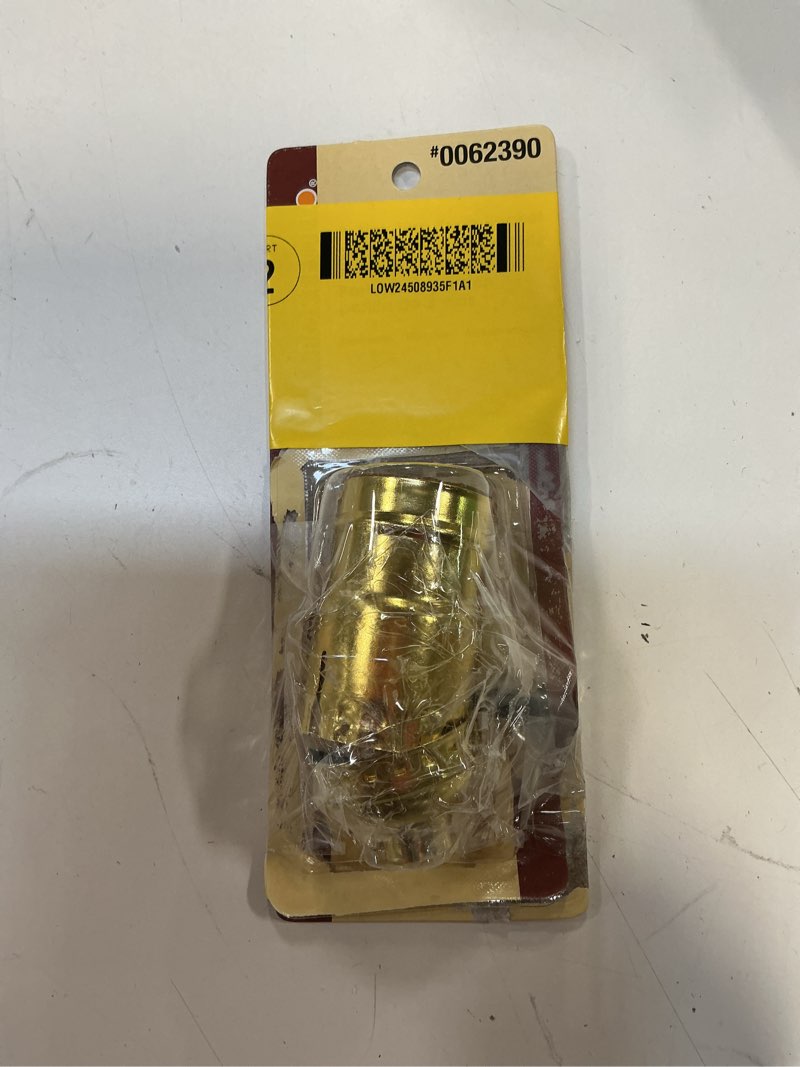 Condition photo showing New/Like New for Portfolio Polished Brass Lamp Socket